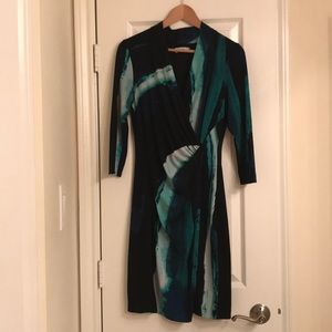 Calvin Klein Faux Wrap Dress